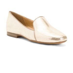 NATURALIZER Metallic Leather Comfort Flats